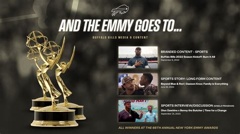 Buffalo Bills win three New York Emmy Awards | 2023