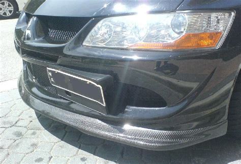 Evo 8 Viii Carbon Fibre Front Lip Spoiler Do Luck Style