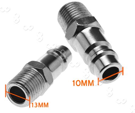 10x Malefemale Quick Release Air Line Hose Couplings Fitting 14 Bsp Connector Ebay