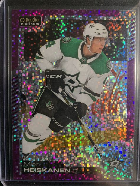 2019 20 O Pee Chee Platinum Violet Pixels 399 Miro Heiskanen 31 EBay