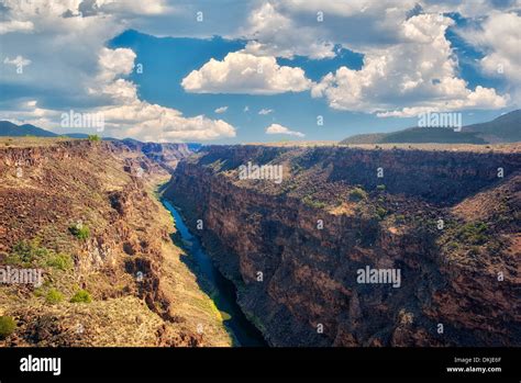 Rio Grande River And Gorge Near Taos New Mexico Stock Photo Alamy