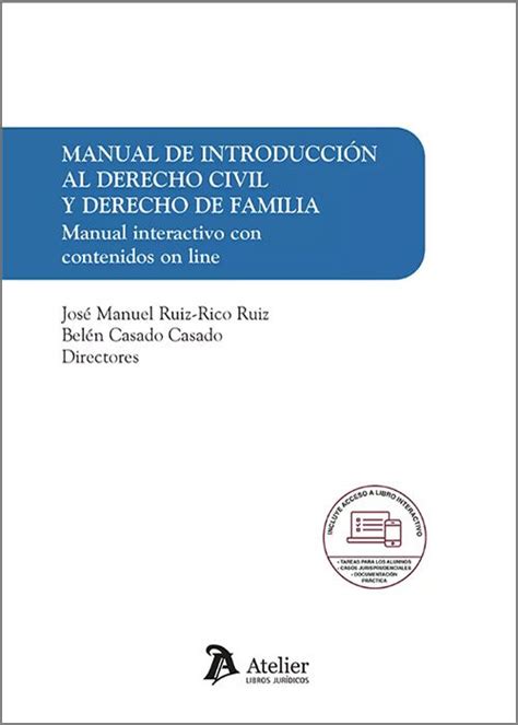 MANUAL DE INTRODUCCIÓN AL DERECHO CIVIL Y DERECHO DE FAMILIA Manual