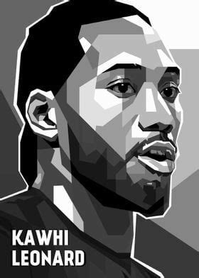 Kawhi Leonard Poster Picture Metal Print Paint By Imad Wpap