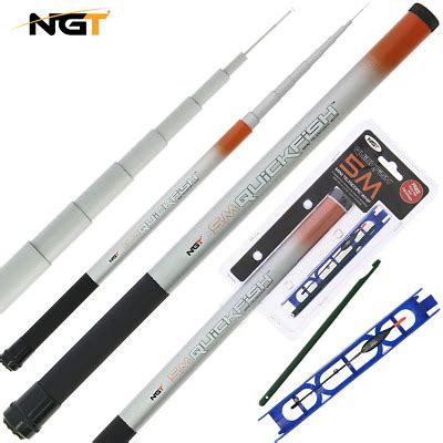 NGT 5m Whip Fishing Pole Coarse Match Float Fishing Telescopic Rig