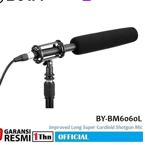 Promo Boya By Bm L Long Super Cardioid Shotgun Mic Microphone For