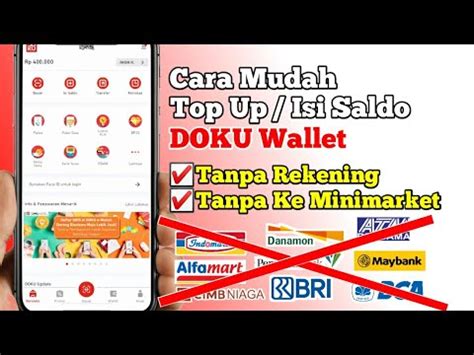 Cara Isi Saldo Doku Wallet Dengan Mudah TopUp Saldo Doku Wallet YouTube