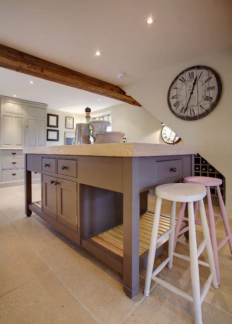 Inframe Shaker Kitchen Painted In Farrow And Ball Mouse S Back And