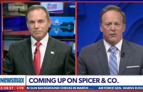 Newsmax Amateur Hour Host Chris Salcedo Has Entire Conversation With Sean Spicer On Mute Video