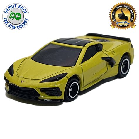 Tomica Reguler No Chevrolet Corvette Yellow Miniatur Mobil Chevrolet