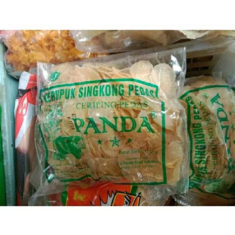 Jual Kerupuk Singkong Pedas Cap Panda Gram Shopee Indonesia