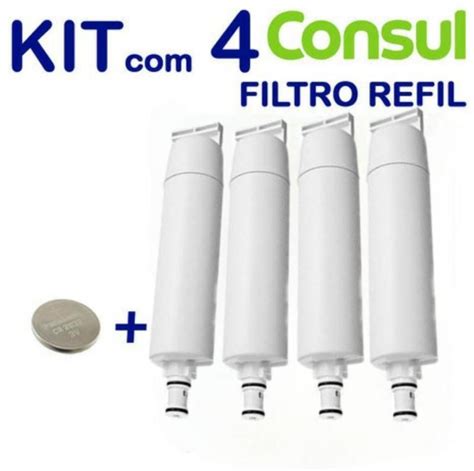 Kit Filtro Refil Consul Para Purificador De Gua Cpc Ab Acquabios