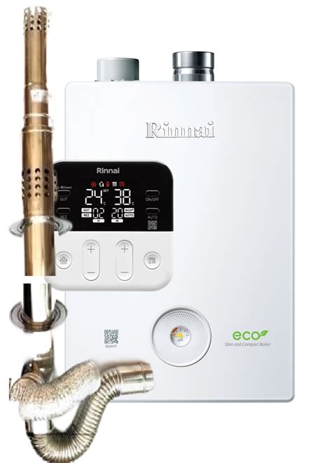 Газовый котел конвекционный 35 кВт Rinnai BR-S двухконтурный настенный ...