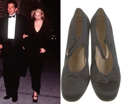 Carolyn Bessette In Black Prada Mary Jane Pumps Carolyn Bessette