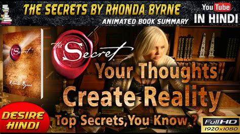 The Secret By Rhonda Byrne In Hindi Your Thoughts Create Reality