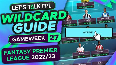 FPL DOUBLE GAMEWEEK 27 WILDCARD GUIDE Fantasy Premier League Tips