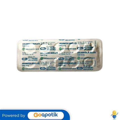 Jual AMLODIPINE BESILATE HOLI 10 MG STRIP 10 TABLET Di Seller Apotek