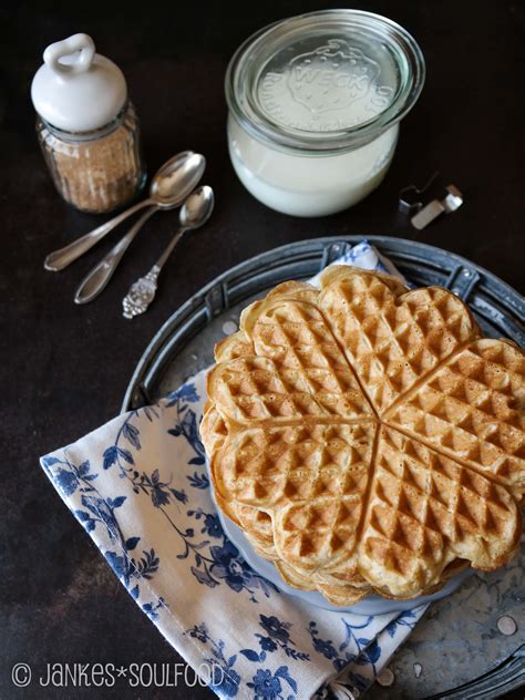 Jankes Seelenschmaus Waffeln Mit Kefir Gebr Unter Butter