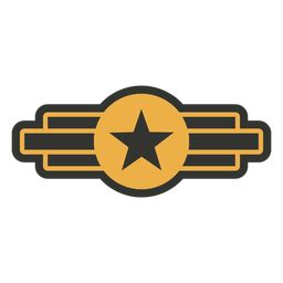 Army Star Patch Badge PNG & SVG Design For T-Shirts