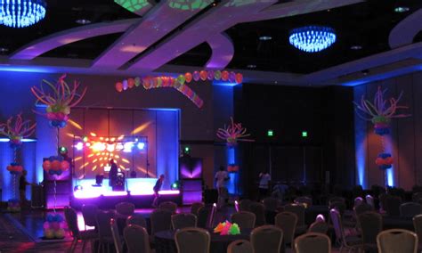 Party People Event Decorating Company Lake Gibson Neon Prom 2012