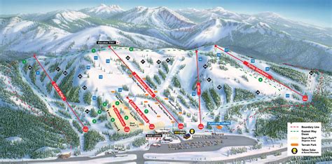 Boreal Mountain Resort Trail Map | SkiCentral.com