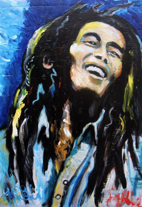 Bob Marley Painting By Jon Baldwin Art Fine Art America