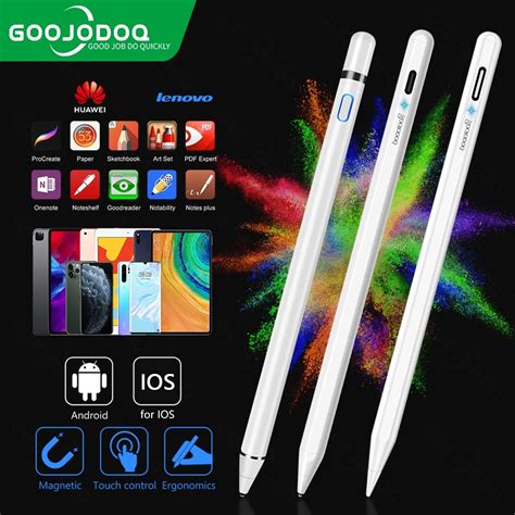 Goojodoq Pencil Universal Stylus Pen For Android For Pad Air Th Gen