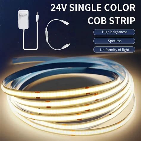 Tira De Luces Led Cob De M M Y V Cinta De Luz Led Cob De