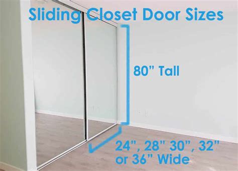 Sliding Closet Door Rough Opening Height | Dandk Organizer