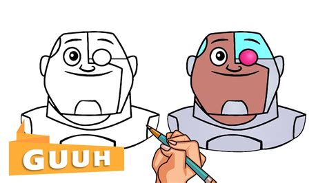 COMO DESENHAR O CYBORG DOS JOVENS TITÃS EM AÇÃO YouTube