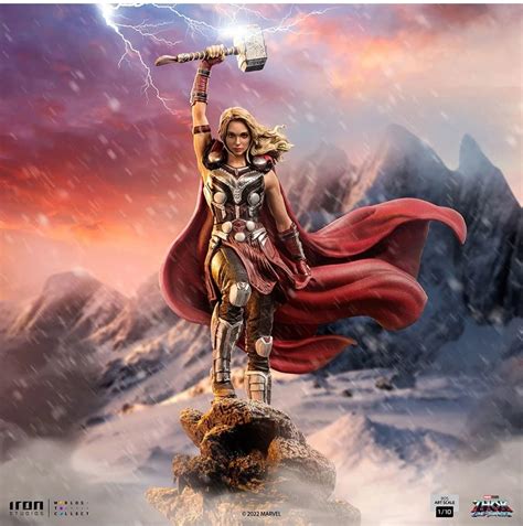 Jane Foster Wields Mjolnir With Iron Studios New Mighty Thor Statue