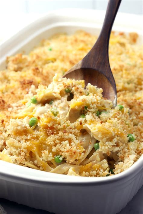 Homemade Cheesy Tuna Noodle Casserole The Toasty Kitchen