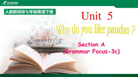 Unit 5 Why Do You Like Pandassection A Grammar Focus 3c 语法课课件共21张同步