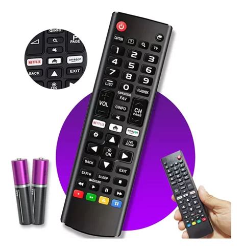 Controle Remoto Universal Para Smart Tv LG Netflix Prime MercadoLivre