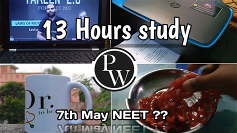 A Day Of A Neet Dropper Yakeen 2023 Study Vlog Physics Wallah Study