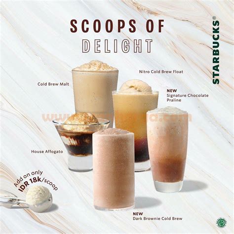 Starbucks Menu Baru Ice Cream Scoops Of Delight Scanharga