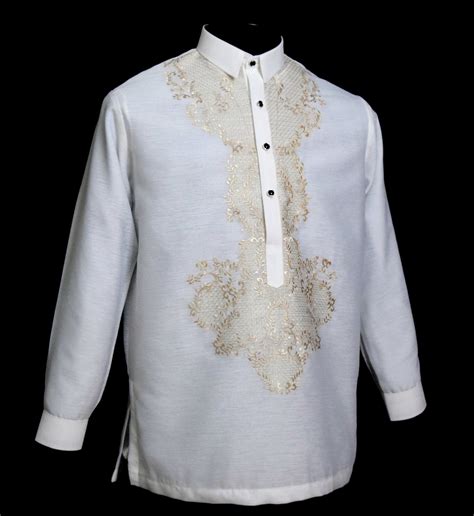 Barong Tagalog Full Open Filipino National Costume Filipiniana Men