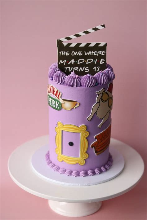 Friends Themed Celebration Cake Melbourne Yarraville Miss Noble Melbourne Specialty Cakes