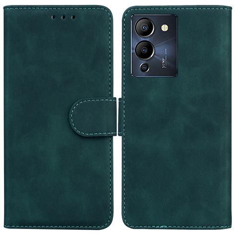 For Infinix Note G X Skin Feel Pure Color Flip Leather Phone