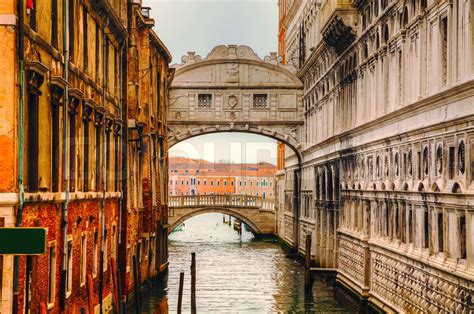 Bridge Of Sighs In Venice Italy Stock Image Colourbox