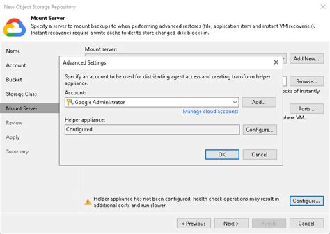 Step 6 Specify Mount Server Settings User Guide For VMware VSphere