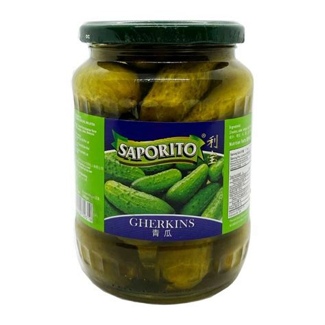 Pickle Saporito Gherkins