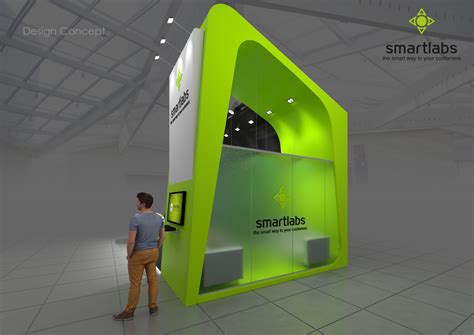 SmartLabs, exhibition stand on Behance