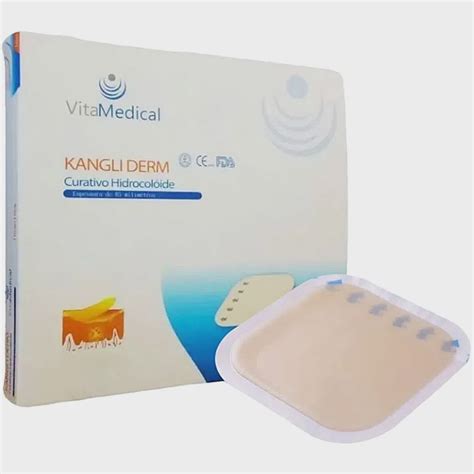 Curativo Hidrocoloide Kangli Derm Border Vita Medical X Cm