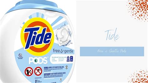 Tide PODS Free And Gentle Laundry Detergent YouTube