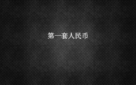 第一套人民币word文档在线阅读与下载无忧文档