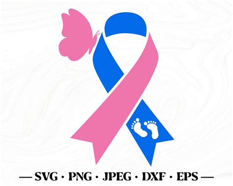 Pregnancy Loss Ribbon Awareness Svg Pregnancy Loss Ribbon Etsy