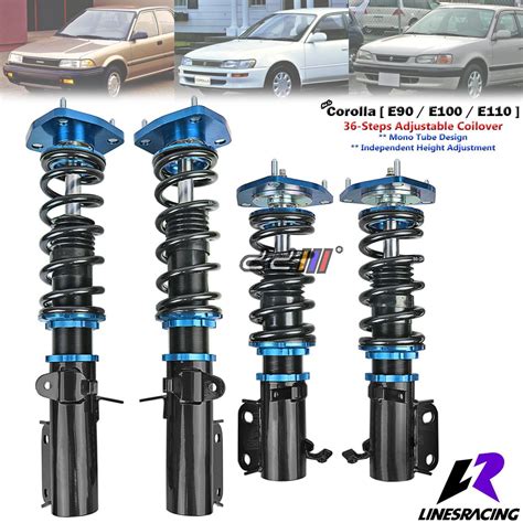 Lines Racing Hi Low Bodyshift Adjustable Shock Coilover Suspension For