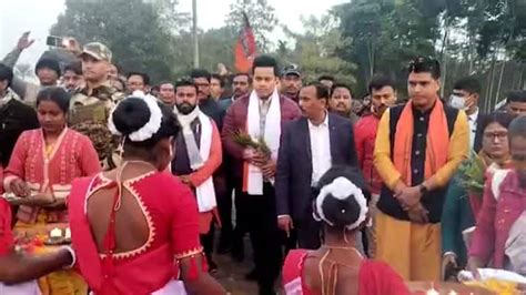 Bjp Youth Wing Starts Border Village Sampark Yatra As Panchayat