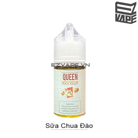 Queen Peach Yogurt Salt Nic 30ml Ezvape vn Cai Thuốc Lá Thật Dễ