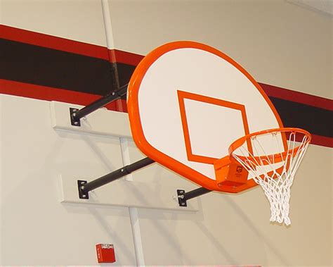 Basketball Hoop In Gym